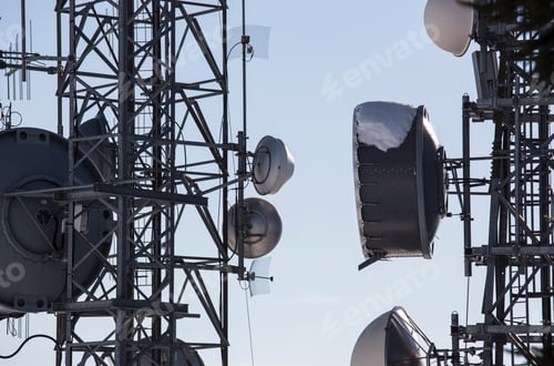Preview: Communication towers, Mottarone, Stresa, Piemonte, Italy