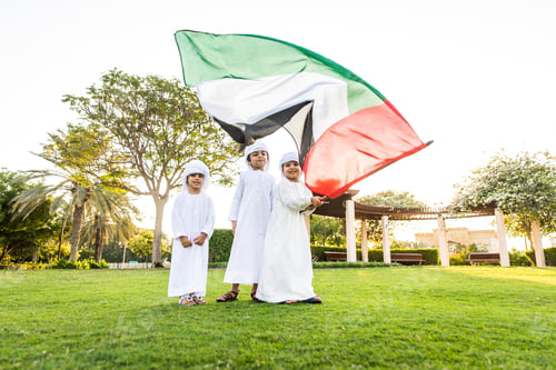 Preview: Group of middle eastern kids in Dubai