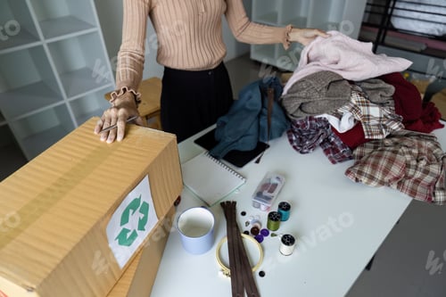 Preview: Recycling event clothing donation drive at local community center engaging environment sustainable