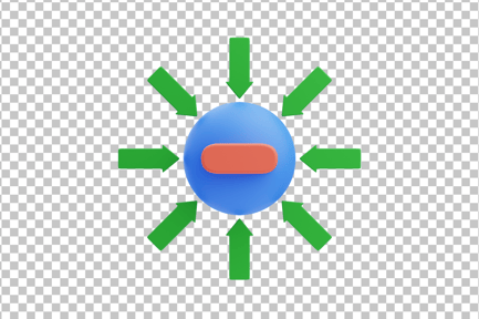 Preview: Negative Ion 3D Icon