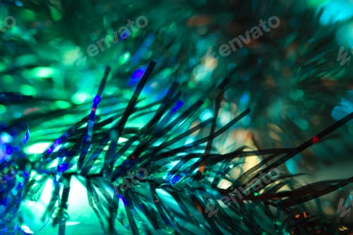 Preview: Abstraction blue Christmas