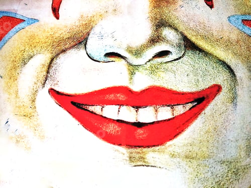 Preview: Clown smiling wall art