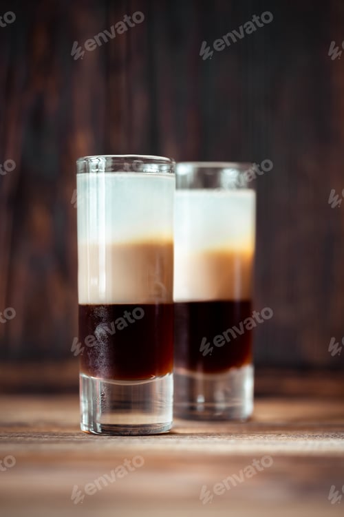 Preview: Glasses of B-52 cocktail