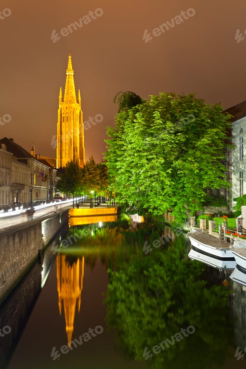 Preview: Church Of Our Lady At Night