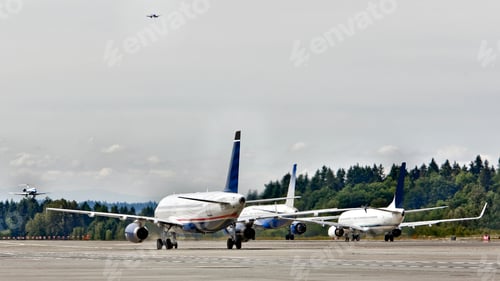 Preview: 45386,Airplanes on a Runway