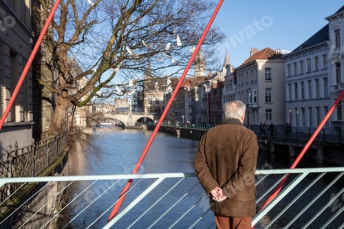 Preview: Beautiful medieval Gent (Ghent) town.