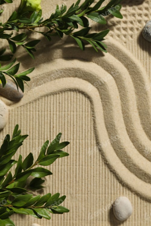 Preview: Composition for Zen, Relaxation, Harmony and Balance concept