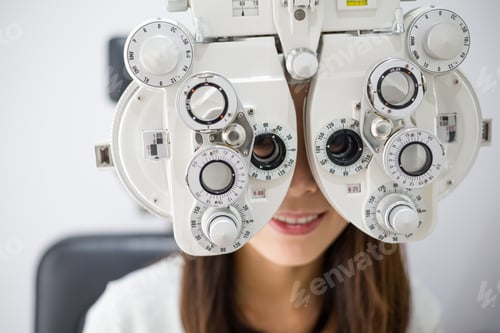 Preview: Woman unergo eyes test