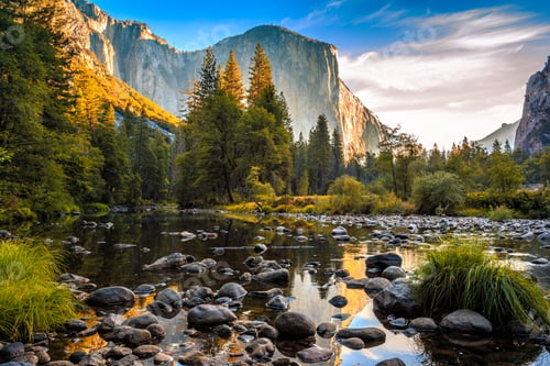 Preview: Sunrise On Yosemite Valley, Yosemite National Park, California