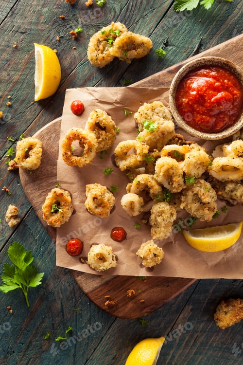 Preview: Homemade Breaded Fried Calamari