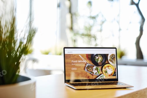 Visualização: Serviço de entrega de comida no café