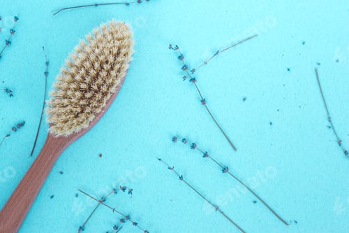 Preview: The concept of zero waste. bamboo massage brush