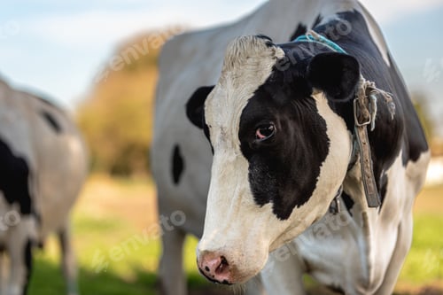 Preview: dairy cow grazing in the field