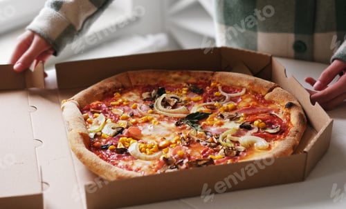 Preview: Pizza Topping Ingredients Ready to Eat