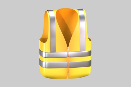 Preview: High visibility safety vest