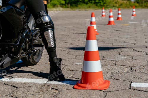 Preview: Traffic cones. Moto school track driving school.