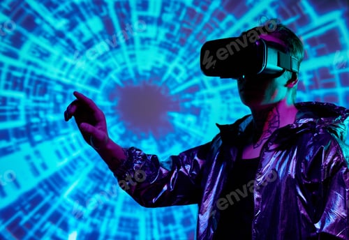 Preview: Gesturing hand in virtual space