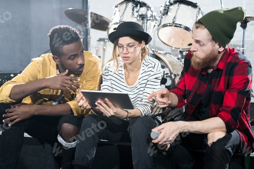 Preview: Group of Musicians in Studio