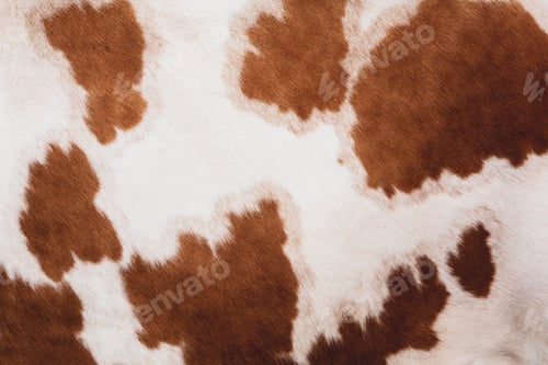 Preview: Close up of hide of a piebald red and white Guernsey cow.