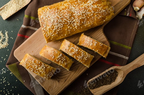 Preview: Roll out puff pastry stuffed