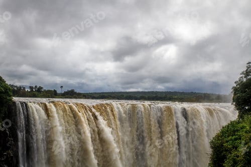 Preview: The Victoria Falls from the Zimbabwe side.