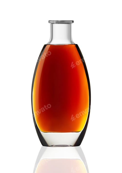 Preview: Cognac, whiskey or brandy bottle