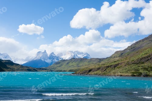 Preview: Chilean Patagonia landscape, Torres del Paine National Park