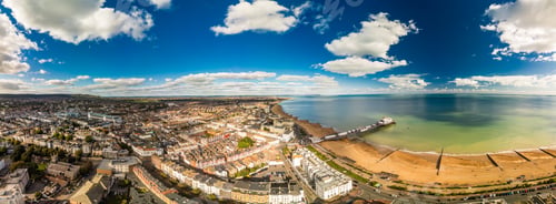 Preview: Eastbourne Beach and Pier, East Sussex, UK