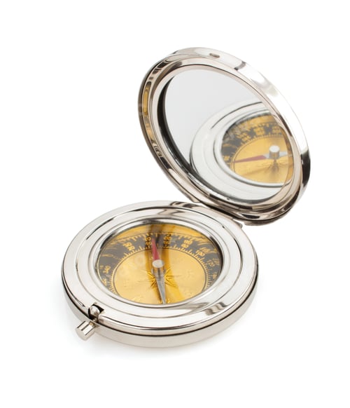 Preview: compass on white background