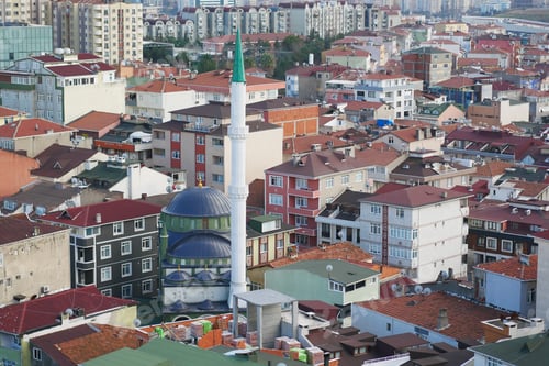 Preview: historic architecture mosque and oil residential buildings