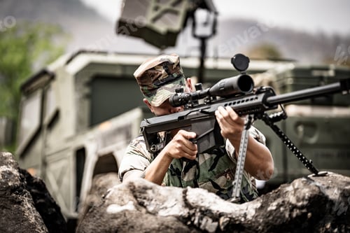 Preview: US marines in the mountains during the military operation