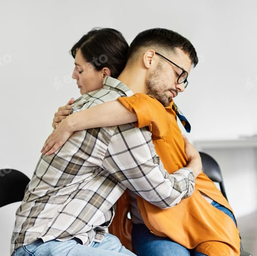 Preview: psychotherapy meeting woman support group mantherapy psychology patient psychologist sad emtion
