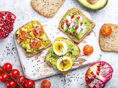 Preview: Avocado healthy toasts