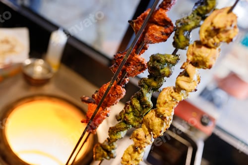 Preview: Lviv barbecue on the background of an Indian oven.