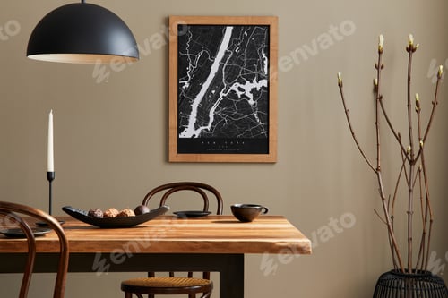 Preview: Stylish dining room interior