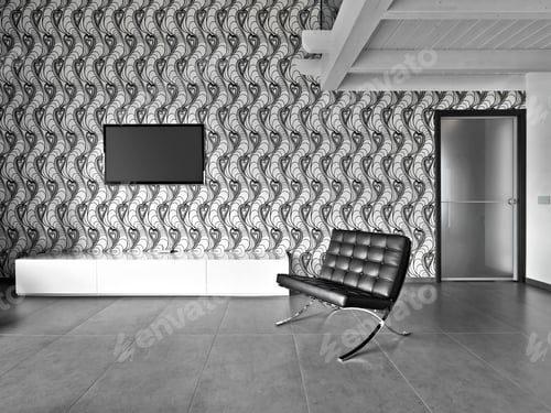 Preview: Interiors of a Modern Living Room