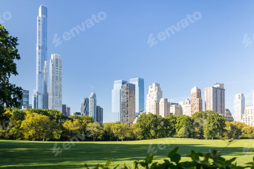 Preview: Manhattan skyscrapers and Central Park