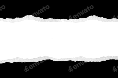 Preview: realistic, ripped paper, page, torn, sheet