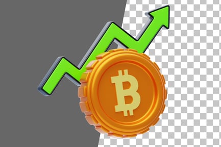 Preview: Bitcoin Price Rally 3D Icon