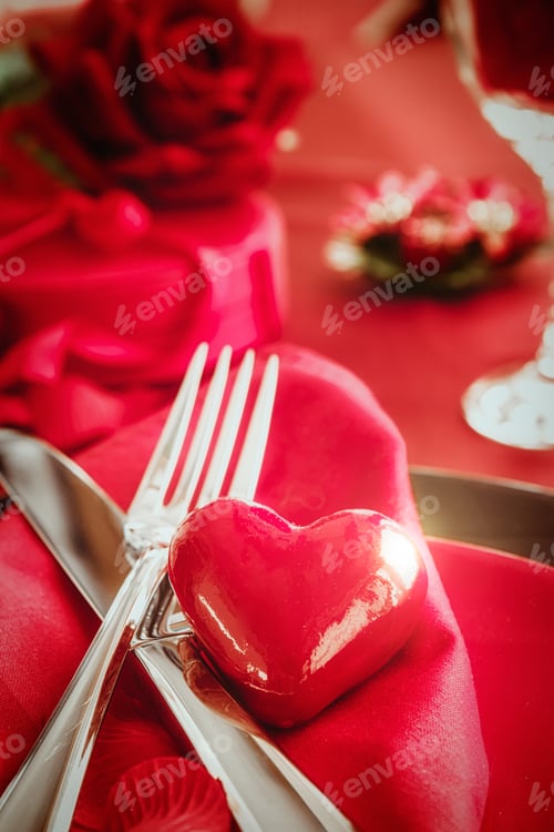 Preview: Romantic Table Setting for Valentine's Day Dinner