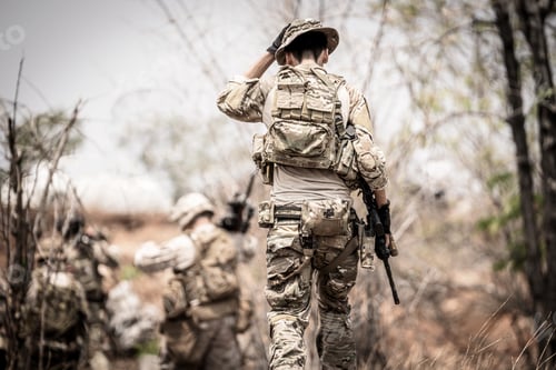 Preview: US marines in the mountains during the military operation