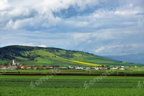 Preview: Landscape with a rural area in Romania