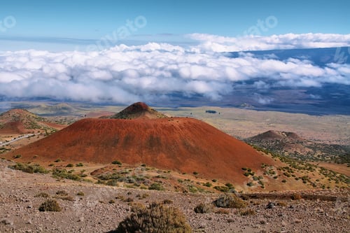 Preview: Volcanic landscape from Mauna Kea