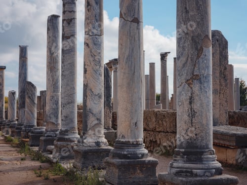 Preview: walk in Antalya Turkey on warm October afternoon, city Perge