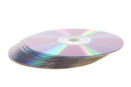 Preview: Play of light on the CD disks.
