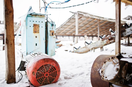 Preview: Powerful electric motors of old soviet industrial equipment.
