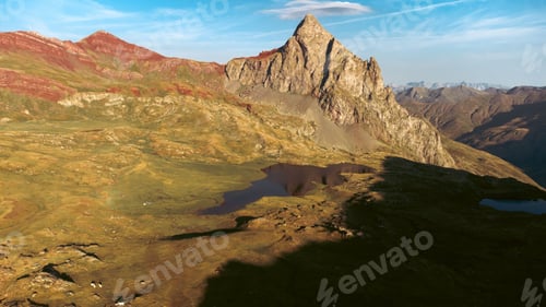 Preview: Beautiful shot of Pic du Midi d'Ossau mountain peak