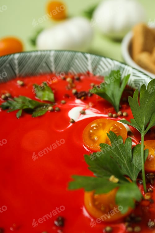 Preview: Dish made from tomatoes - tasty tomato soup