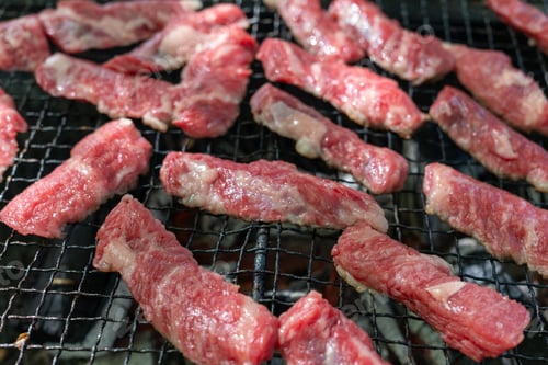 Preview: Grilled beef at a BBQ (Image of BBQ)