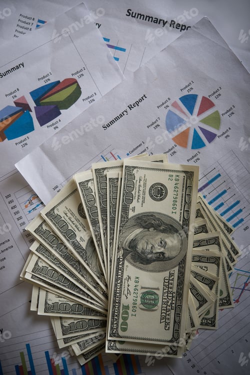Preview: Billie dollar with business chart